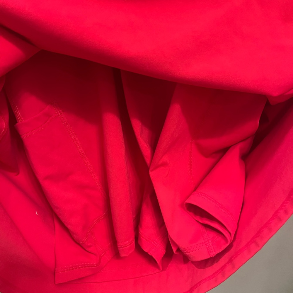 Vibrant Pink halter athletic dress - Picture 2 of 4